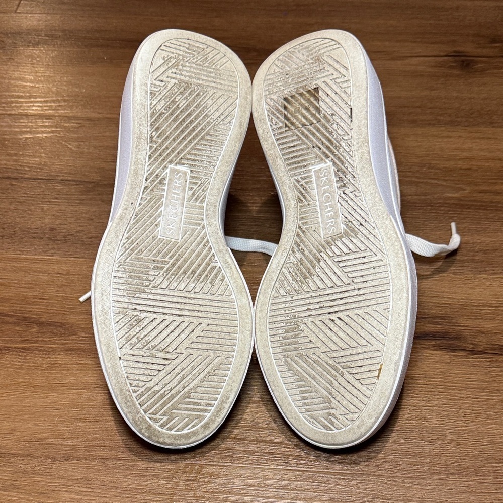 Women's SKECHERS Cordova Classic - Best Behavior sneakers. White/Blush Sz 8.5 - Picture 9 of 9